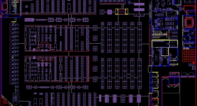 File thiết kế Bản vẽ file cad mặt bằng siêu thị